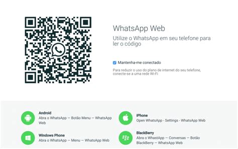 Whatsapp Web Como Escanear O Código Qr No Celular Aplicativos