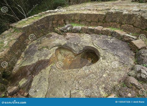 Heart Shape Stone In Garden Of Cave Near Cherrapunjeemeghalayaindia