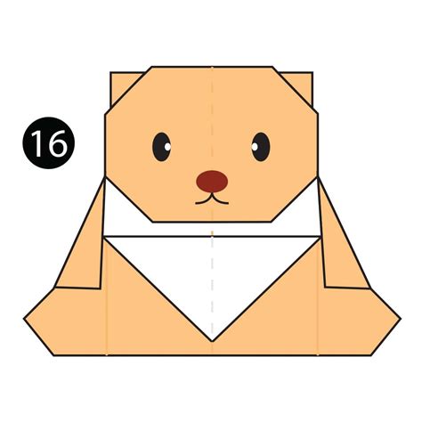 How To Make An Easy Origami Teddy Bear In 2020 Bear Origami Origami