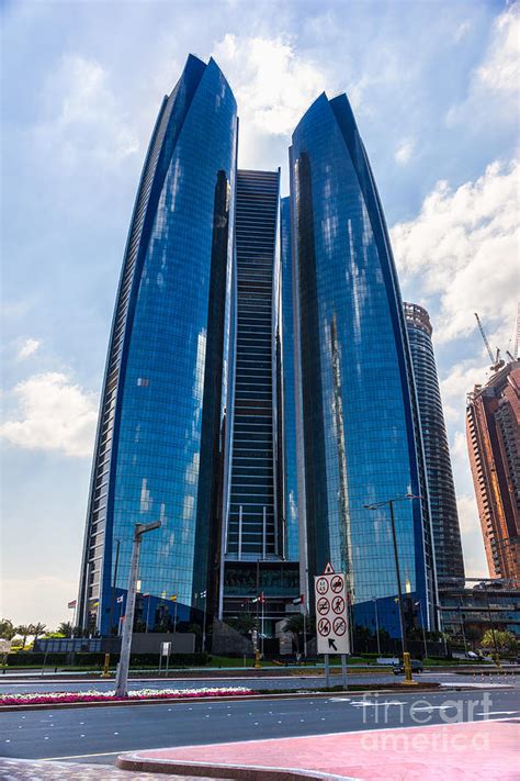 Eti Had Buildings Abu Dhabi United Arab Emirates Photograph By