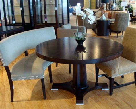 Round tables create a beautiful face to face gathering experience which is elevated with communal seating. Banquette Seating — Rethinking The Look Of The Every Day ...