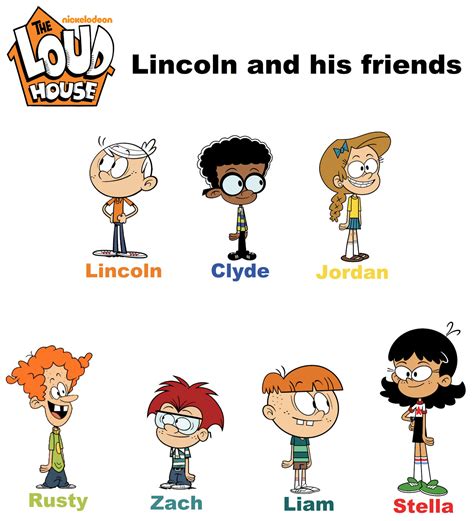 The Loud House Lincoln And His Friends By Brianramos97 On Deviantart