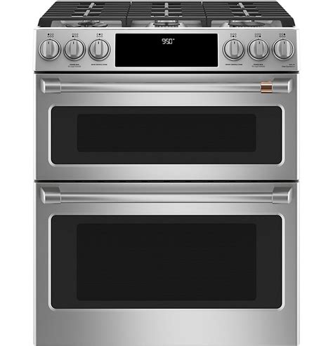 Café 30 Inch Slide In Dual Fuel Double Oven With Convection Range In