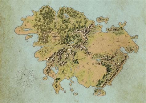 Worldbuilding Continent Map Wip By Lancedart On Deviantart Fantasy