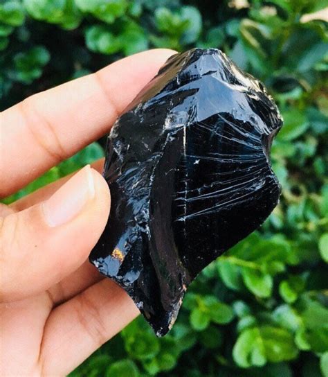 Raw Obsidian 1 Rough Obsidian Crystal S Xxl Jumbo Black Etsy