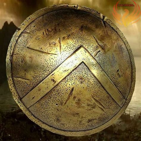Medieval Spartan Shield 300 Movie King Leonidas Shield Etsy