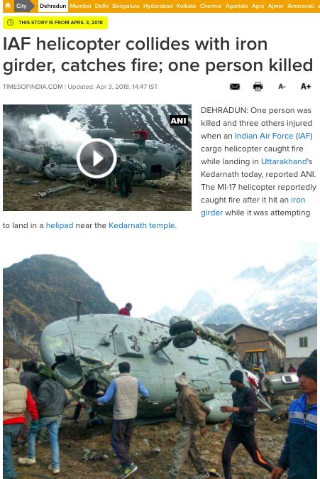 2018 Image Of Mi 17 Helicopter Crash Shared With Misleading Claims