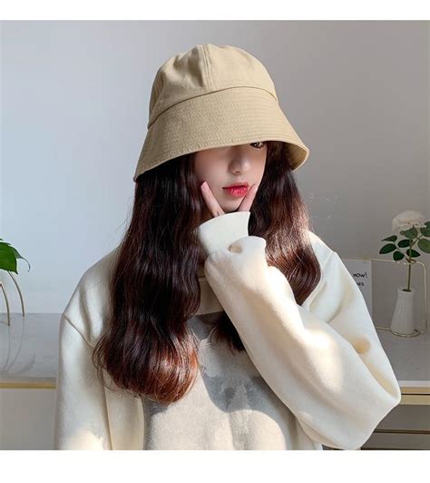 Aesthetic Korean Style Colored Bucket Hat Cosmique Studio