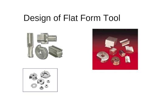 Ppt Design Of Flat Form Tool Pdfslidenet