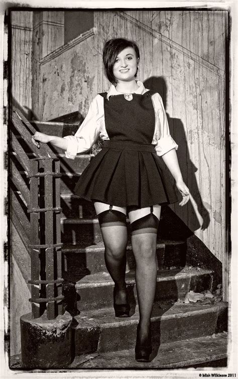 St Trinians Location Shoot School Girl Dress St Trinians Vintage Stockings
