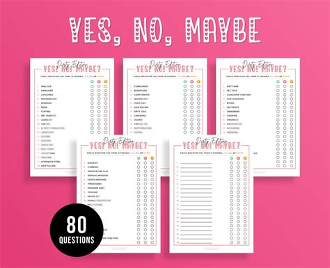 Valentine S Yes No Maybe Game Valentine S Day Party Game Fun Printable Game Adults Only