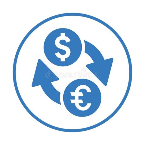 Money Trade Icon Blue Color Vector Stock Vector Illustration Of