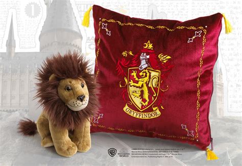 Plush Gryffindor House Mascot And Cushion — The Noble Collection Uk