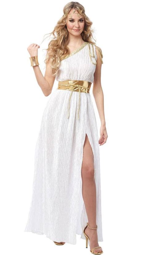 White Grecian Beauty Womens Costume Womens White Goddess Costume
