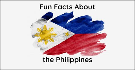 fun facts about the philippines discover the philippines