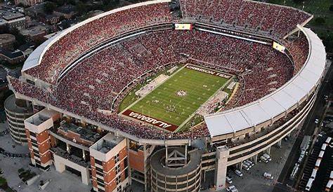 Alabama Football: Bryant Denny Stadium Student Section Chart
