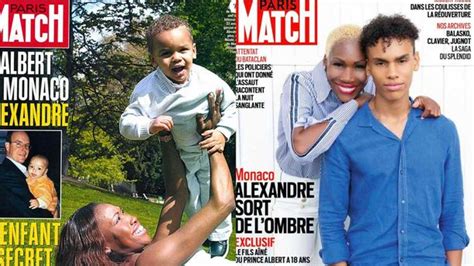 Alexandre Le Fils Du Prince Albert Saffiche Dans Paris Match 16