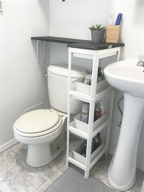 How To Build A Brilliant Shelving Solution For Small Bathrooms With No