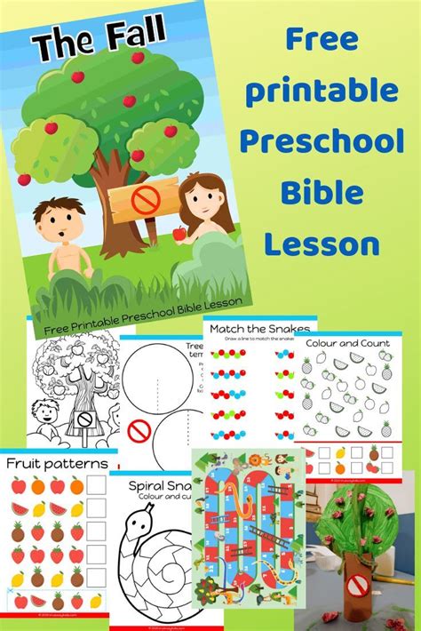 Free Printable Bible Lesson For Preschool Children Teaching The Lesson