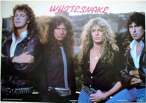 Sykes With The Whitesnake 1987 Band David Coverdal Cozy Powell And