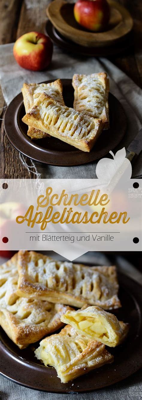 Jetzt ausprobieren mit ♥ chefkoch.de ♥. Rezept für schnelle Apfeltaschen mit Blätterteig und ...