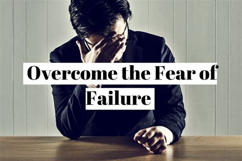 How to overcome your fear of failure