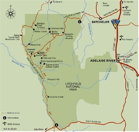 Where is Litchfield at Litchfield National Park in Northern Territory