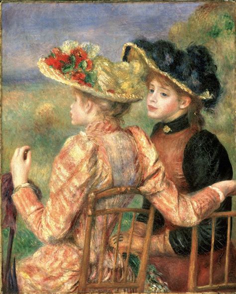 Two Girls Renoir Art Renoir Paintings Paintings Famous