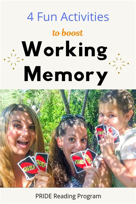 4 Fun Activities To Boost Working Memory Skills Working Memory