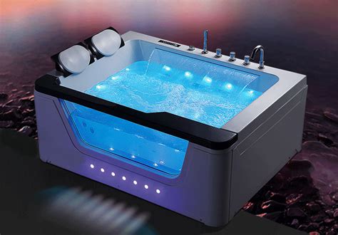 2 Person Whirlpool Bathtub With Tv And Waterfall Steam Showersshower