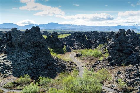 Dimmuborgir Lava Field Myvatn Area Iceland Photograph By Ulysse