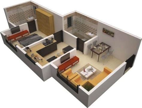 28 900 Sq Ft House Plans 2 Bedroom 3d