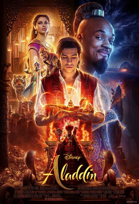 Movie Poster Design Aladdin Disney Glossy Composite
