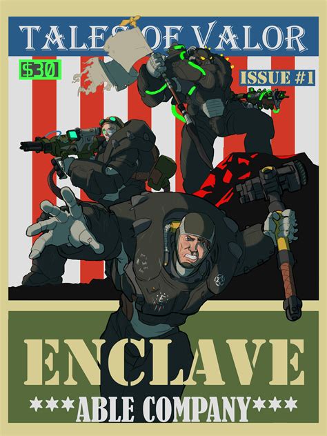 Fanart Enclave Comic Book Cover Rfallout