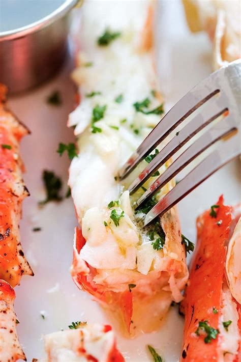 Garlic Lemon Butter Crab Legs Easy Delicious Recipes