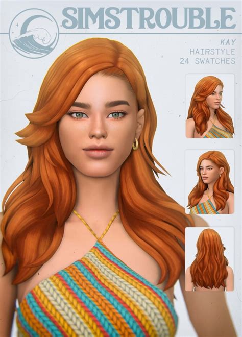 Kay 70s Layered Hair At Simstrouble Sims 4 Updates