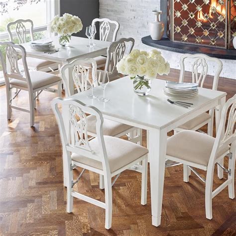 Multiple colors and sizes available. Folding Table and Dining Chairs | Dining chairs, Painted ...