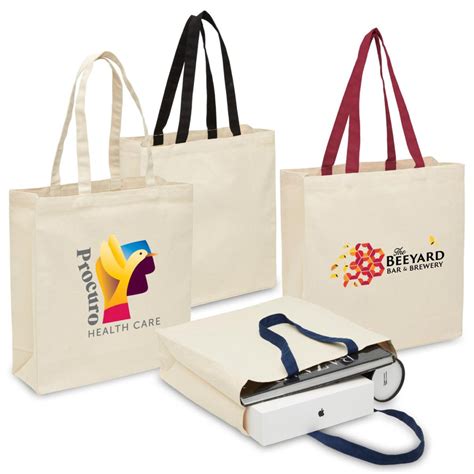 Promotional Heavy Duty Canvas Tote Bag Custom Printed With Logos