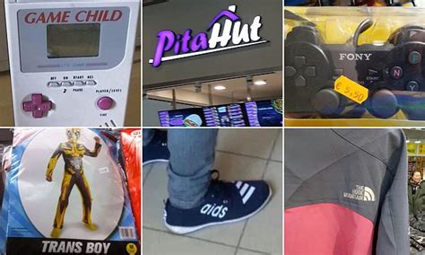 Shoppers Share Shameless And Bizarre Brand Knock Offs In Hilarious