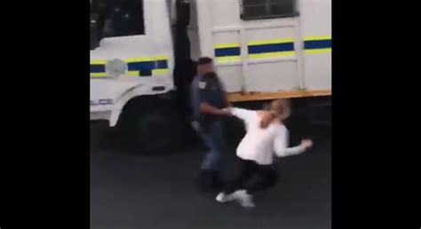 Woman Manhandled Arrested In Strand