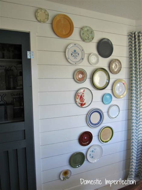 Make Your Own Plate Hangers And My Dining Room Plate Wall Plates On