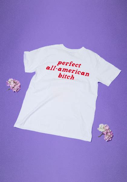 Perfect All American Bitch T Shirt Olivia Rodrigo Official Store