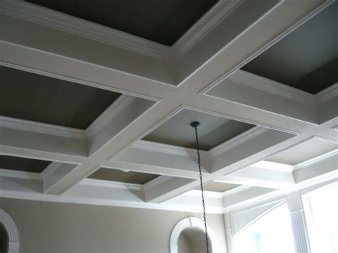 Charm Of Box Beam Ceiling Home Ceiling Coffered Ceiling