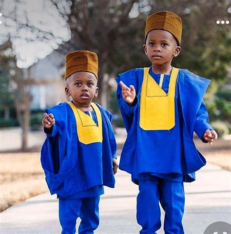 Agbada For Kids African Baby Boy Native Agbada Kaftan Top And Trouser