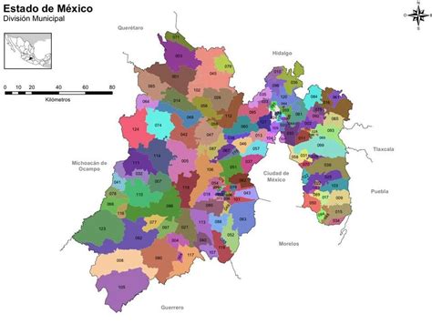 Mapa interactivo de ciudad de méxico: Mapa del Estado de México con Municipios >> Mapas para ...