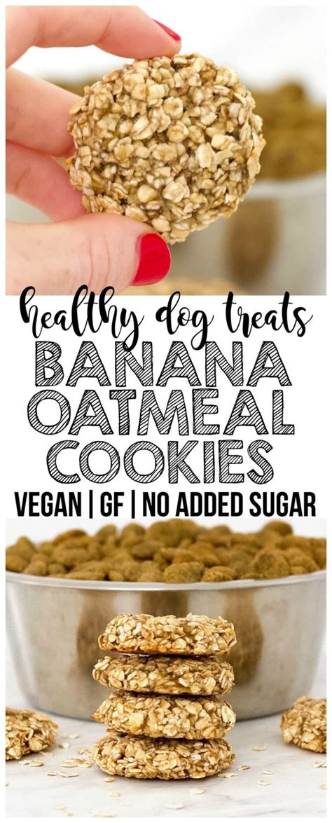 So it's safe to say that cats can eat baby food without you worrying about it. Banana Oatmeal Cookies For Dogs | VegAnnie | Banana ...