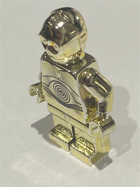 Lego Gold Chrome C3po Minifigure Loose