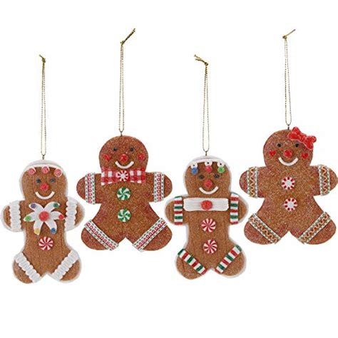 Sea Team Assorted Clay Figurine Ornaments Traditional Gingerbread Man