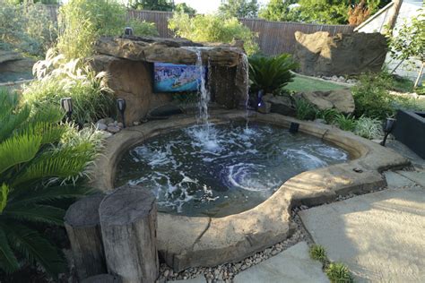 Grotto Bay In Ground Hot Tub Spa Natural Spas