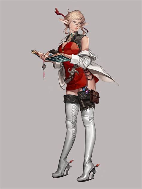 Artstation Healer Sunme Lee Female Character Concept Game